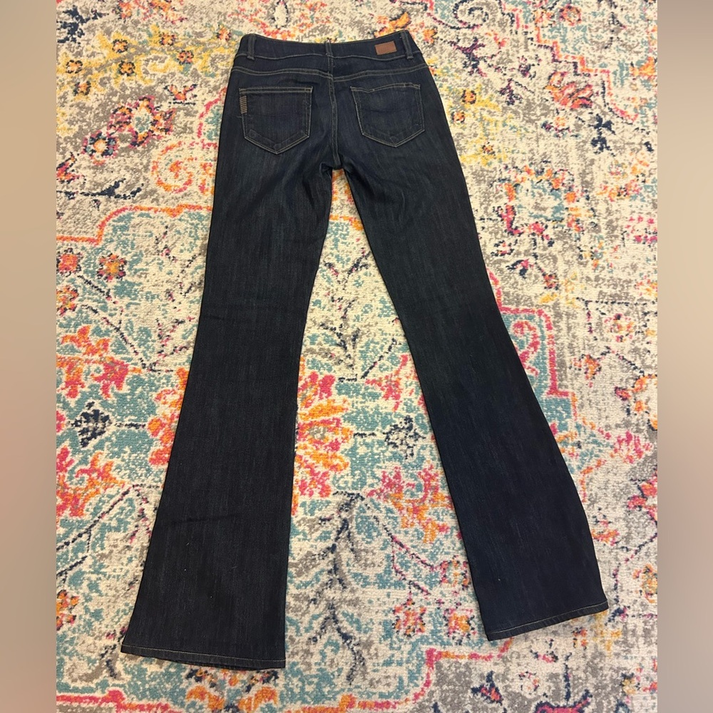 PAIGE Hidden Hills Boot Cut Dark Wash Jeans- 25